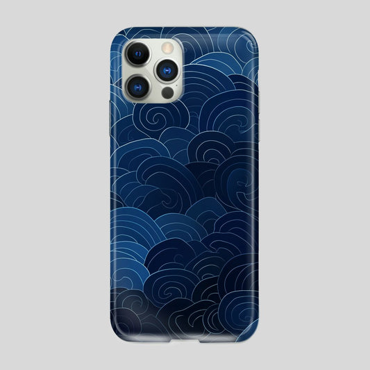 Navy Blue iPhone 14 Pro Max Case