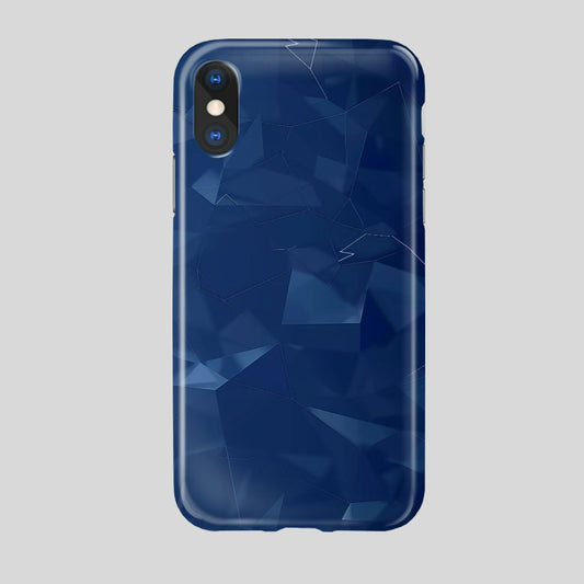 Navy Blue iPhone X Case