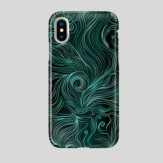 Teal iPhone XS Case