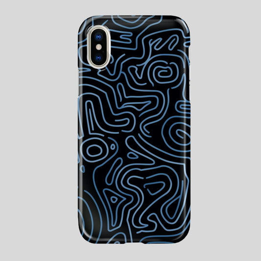 Navy Blue iPhone XS Max Case