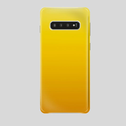 Yellow Samsung Galaxy S10 Case