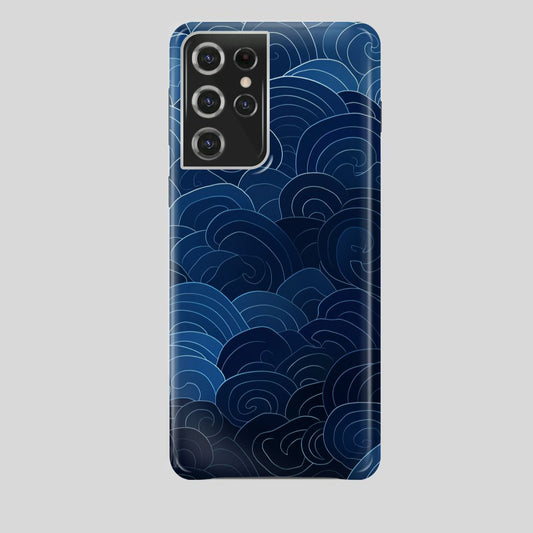 Navy Blue Samsung Galaxy S21 Ultra Case